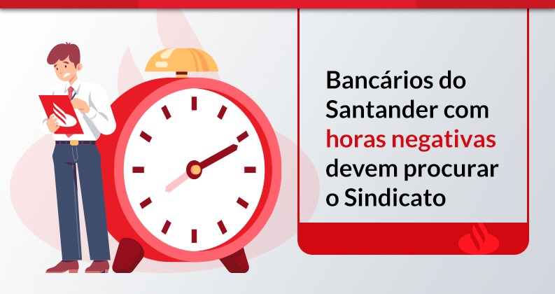 Santander horas negativas