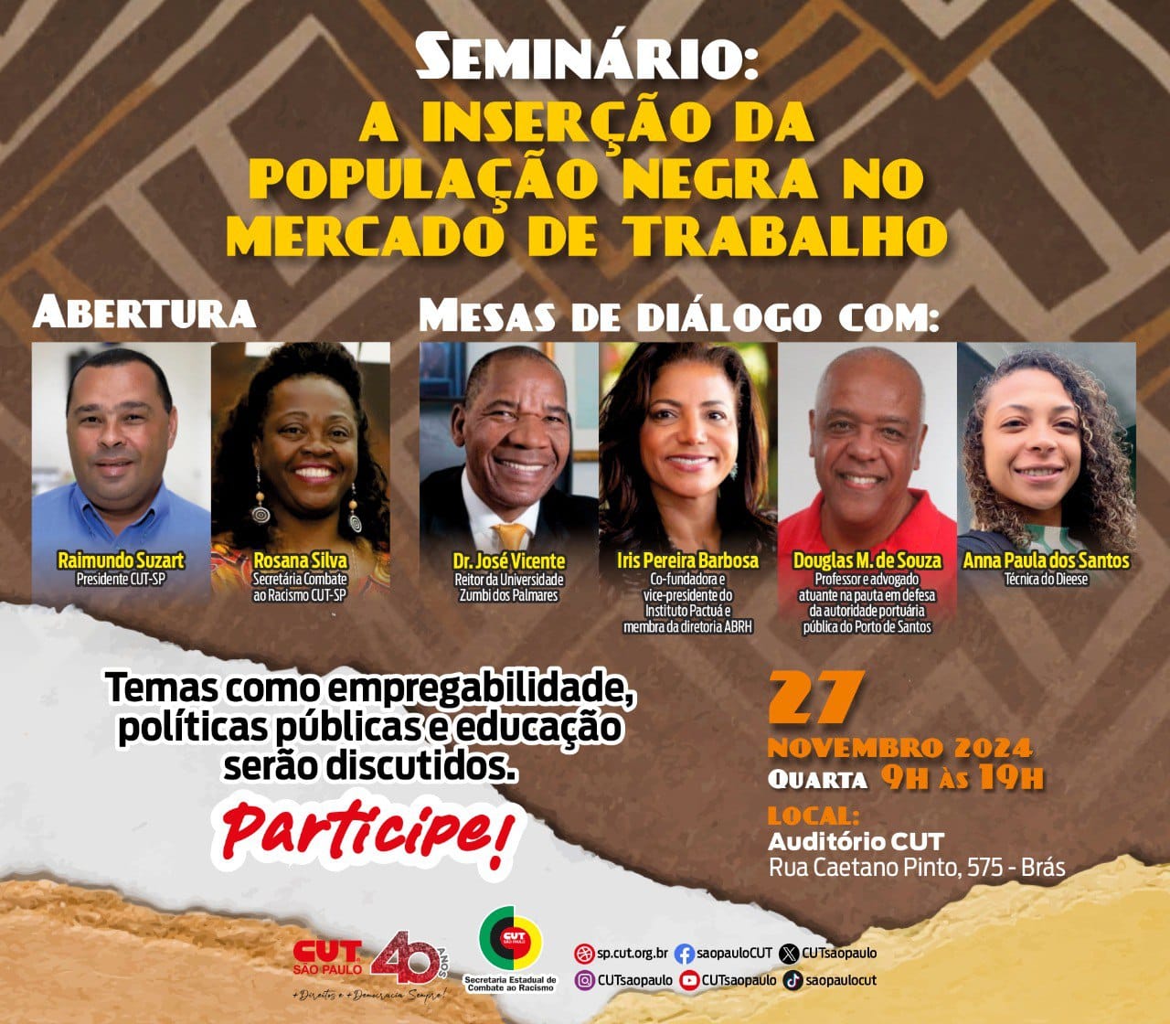 seminário a inserção da popuação negra no mercado de trabalho