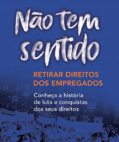 Cartilha – Não tem sentido