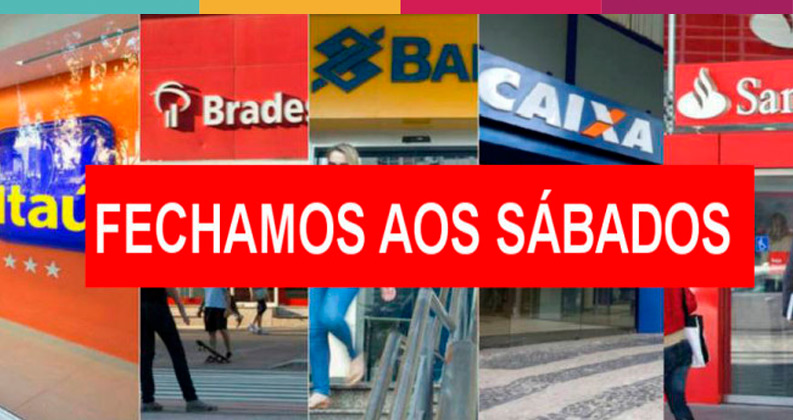 Bancários não trabalharão aos sábados