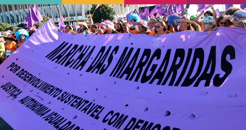 Margaridas marcham por igualdade e justiça social