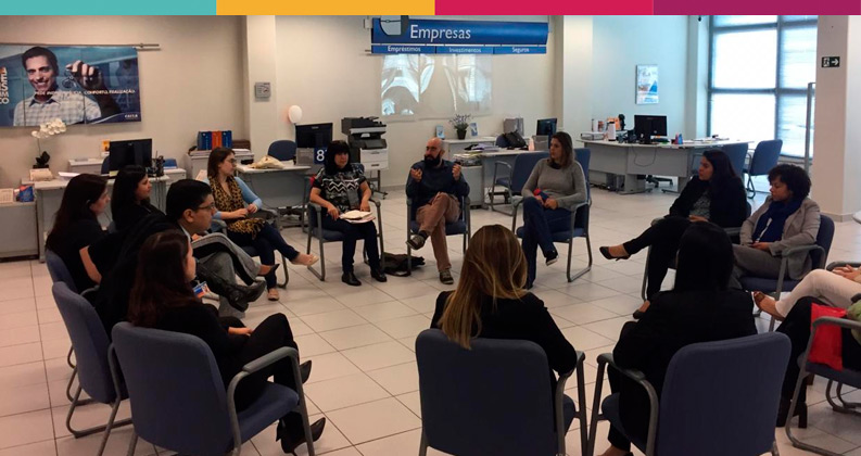 Sindicato leva campanha sobre saúde na categoria a agências de Santo André