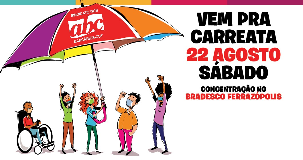 Carreata pressiona bancos por proposta decente na campanha nacional