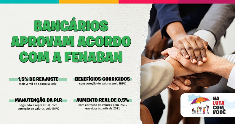 Bancários aprovam acordo da campanha nacional 2020