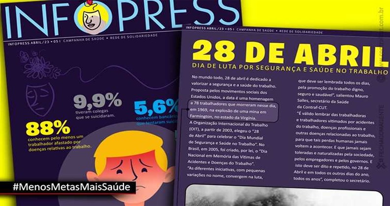 Categoria se manifesta por segurança e saúde do trabalho nesta sexta (28)