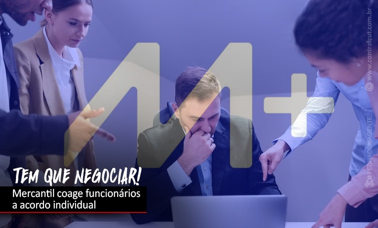 Mercantil impõe acordo individual de banco de horas