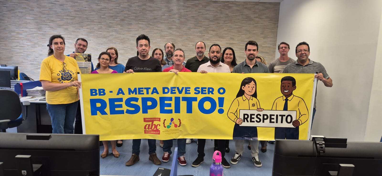 Dia de protesto no Banco do Brasil