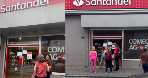 Santander: fechamento da única agência em Ribeirão Pires gera caos