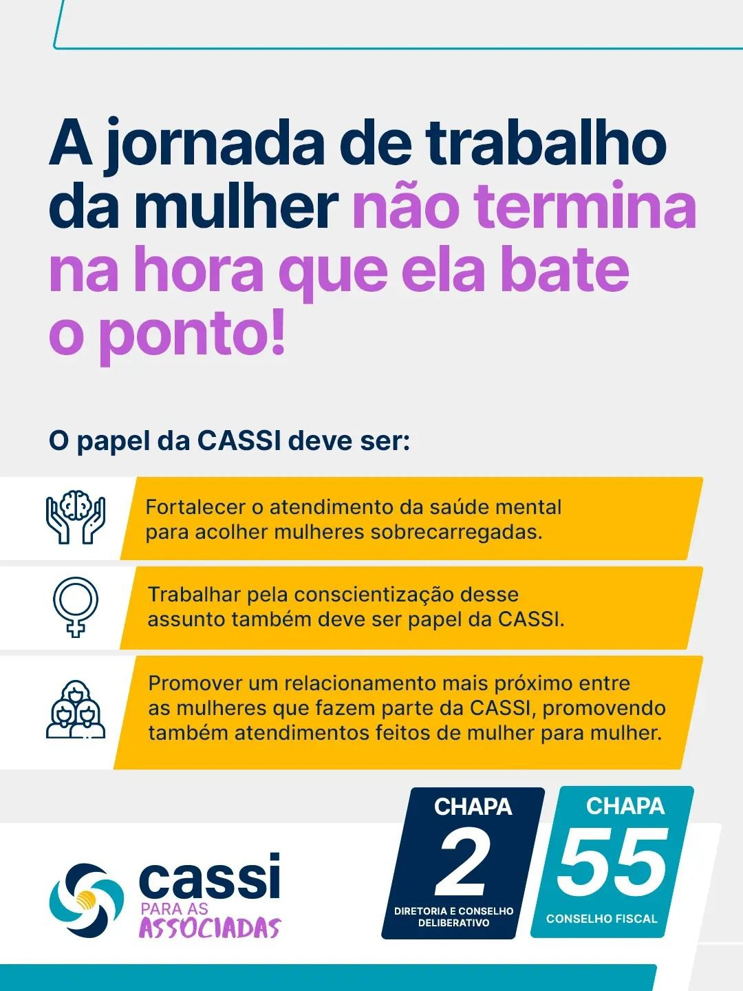Cuidado com a saúde mental das mulheres precisa ser prioridade na CASSI