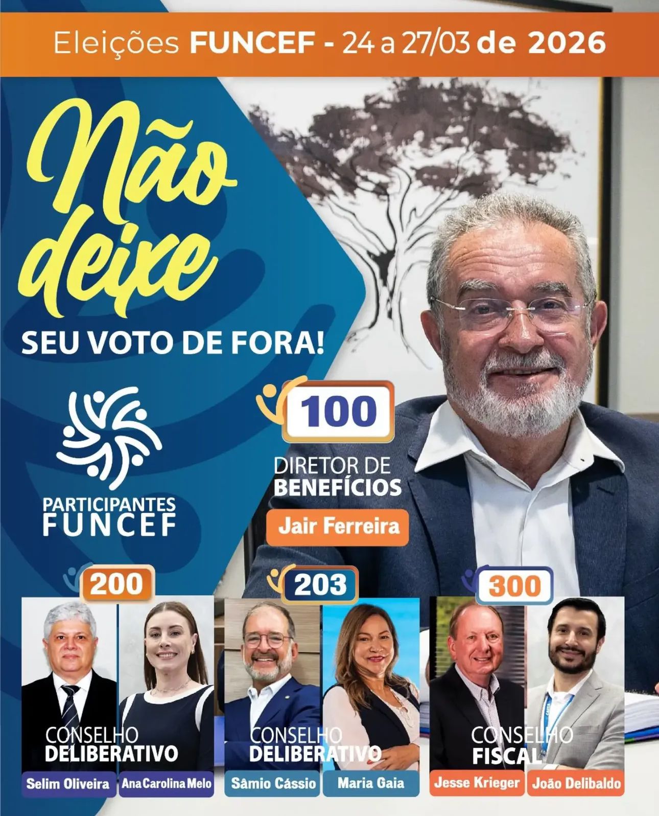 ⏰ É hoje! Último dia de votação!