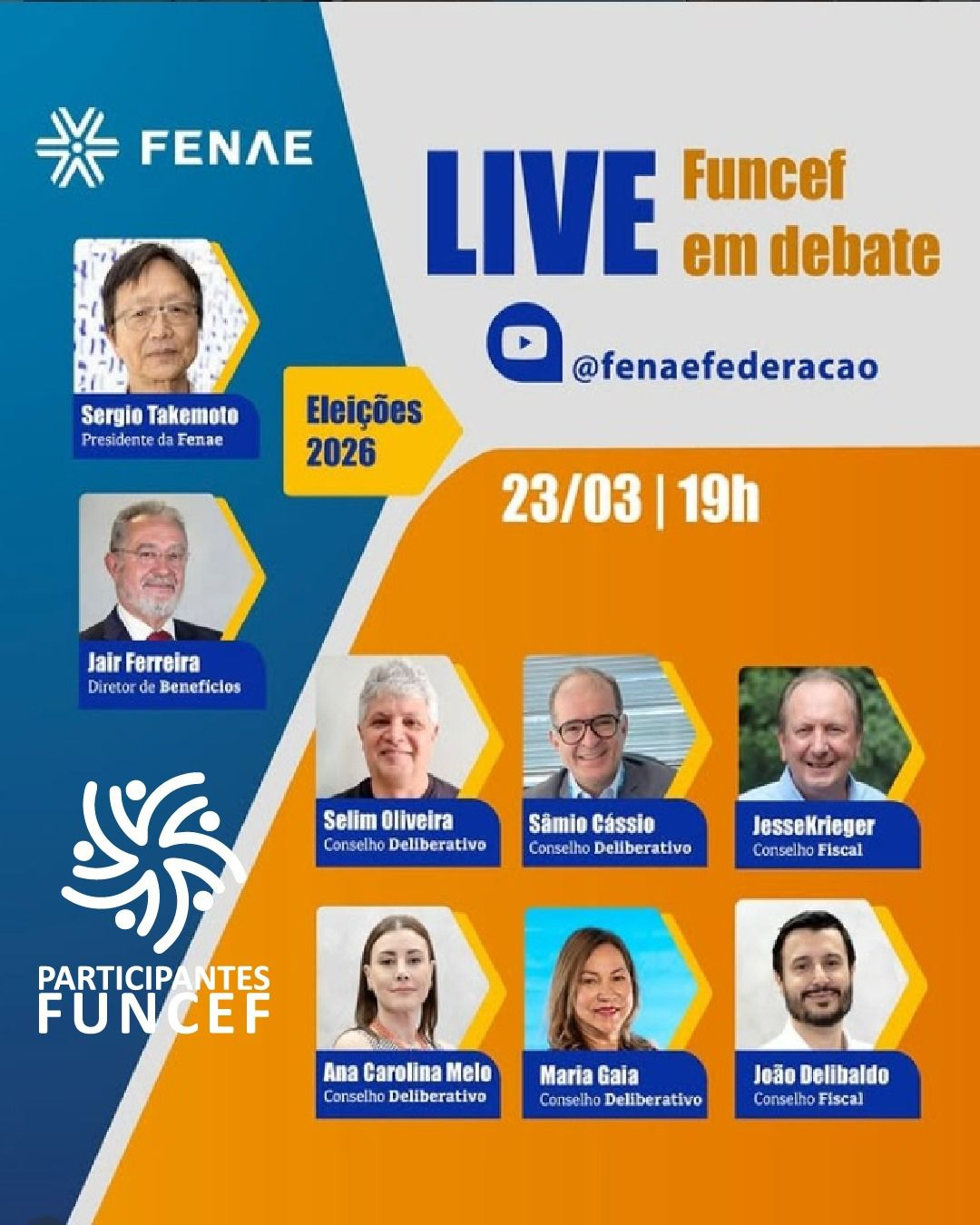 Sindicato dos Bancários do ABC convida para live sobre as Eleições Funcef 2026