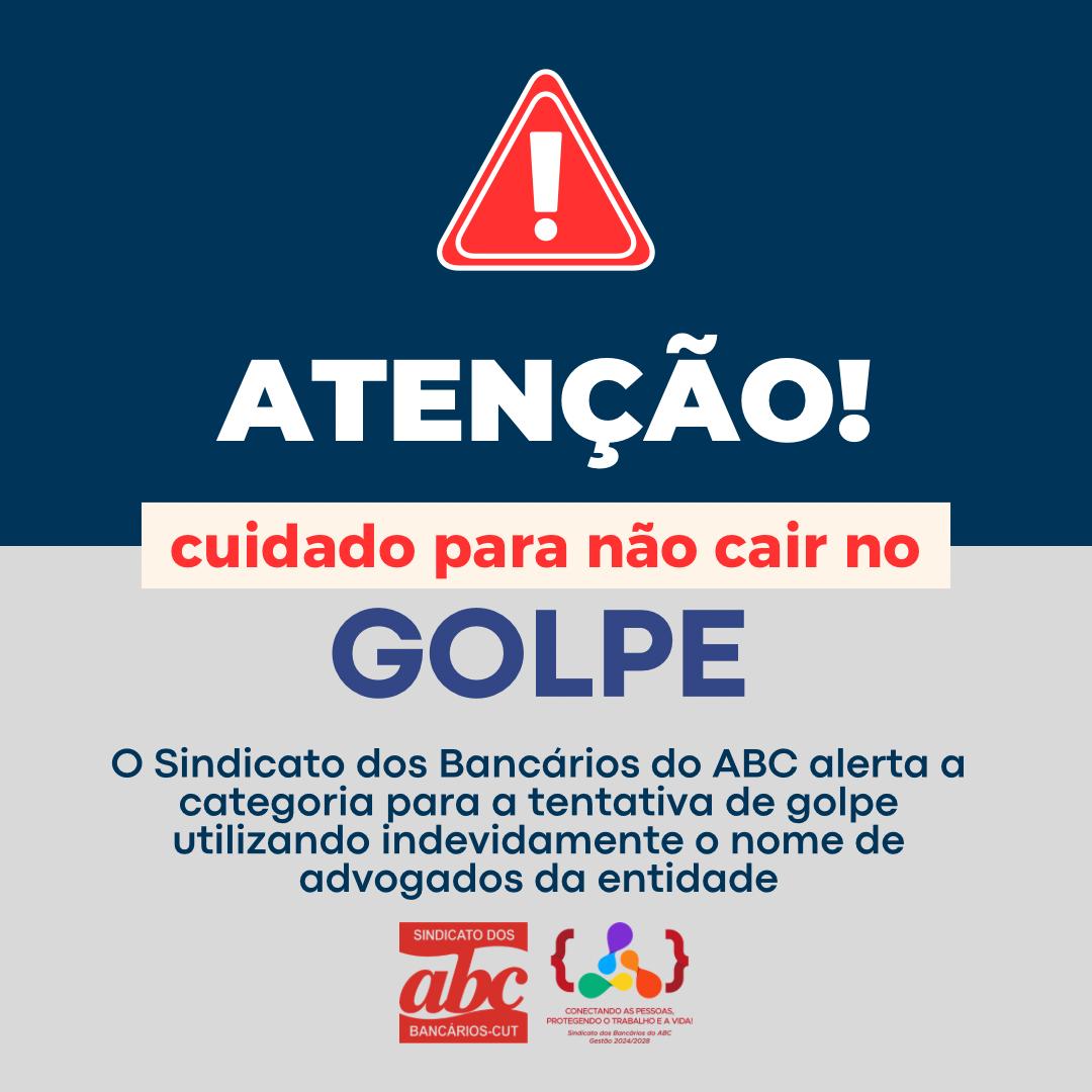 Sindicato dos Bancários do ABC alerta para golpe com falso advogado em nome da coordenadora jurídica