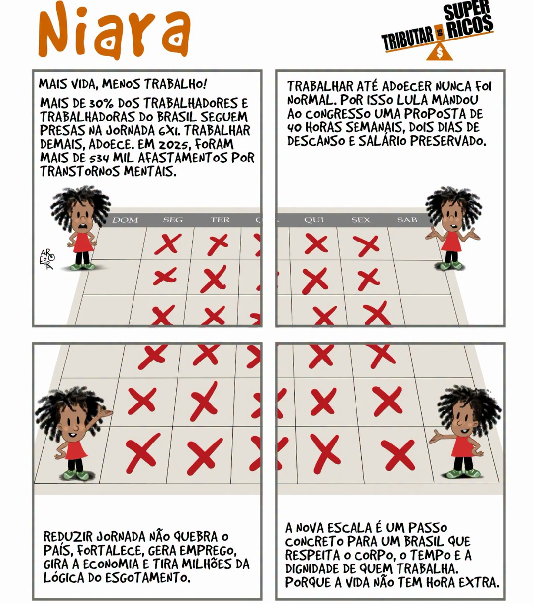 ✊🏾 Mais vida, menos exaustão!