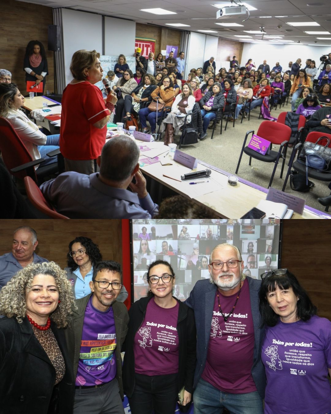 CUT lança campanha permanente de combate ao feminicídio com forte mobilização e participação da ministra das Mulheres