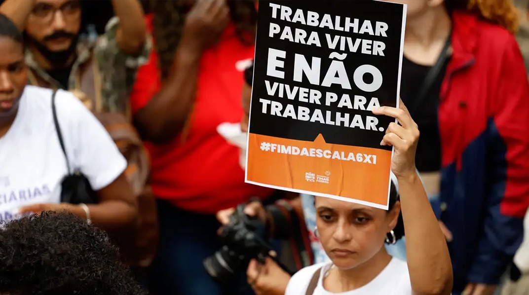 Pelo fim da escala 6×1 já! Trabalhadores realizam três dias de protestos, começando neste sábado