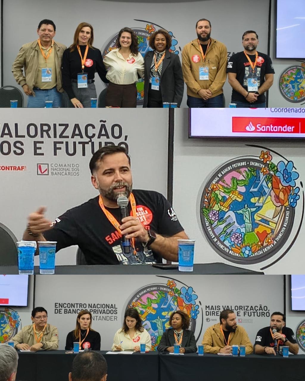 Encontro Nacional dos Funcionários do Santander debate estratégias para a renovação do ACT
