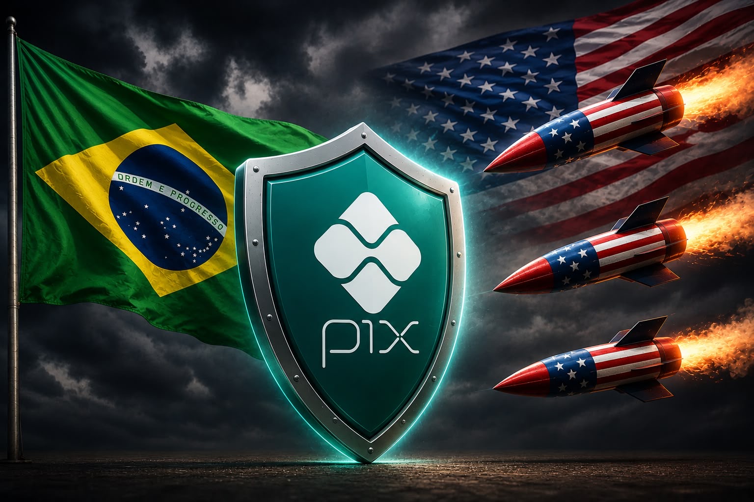 Pix na mira: EUA atacam sistema brasileiro para favorecer empresas americanas