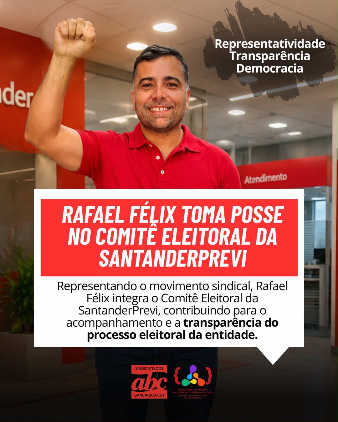 Rafael Félix toma posse no Comitê Eleitoral da SantanderPrevi