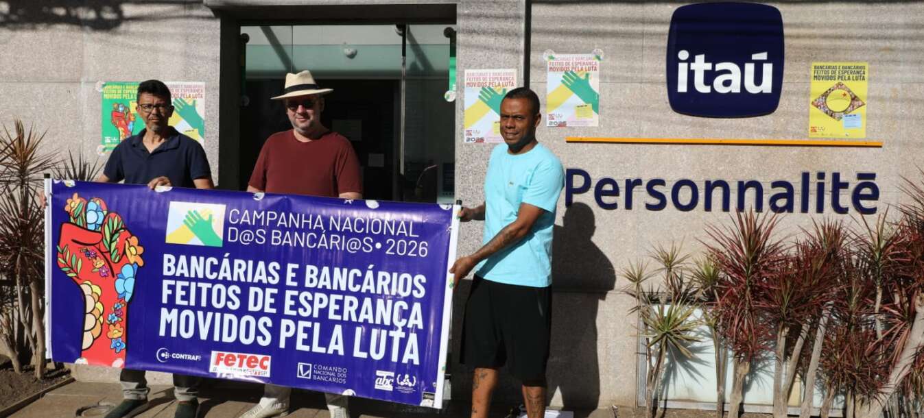 Paralisação de 24 horas mobiliza bancários no ABC e em todo o país