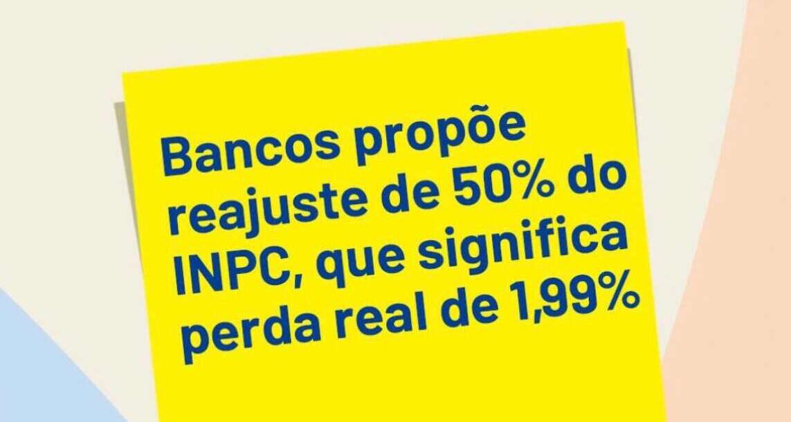 Campanha Nacional 2026: proposta de 2,06% rejeitada na mesa