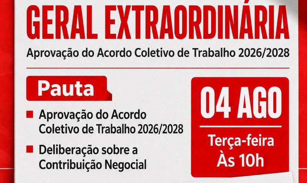 EDITAL DE CONVOCAÇÃO DE ASSEMBLEIA GERAL EXTRAORDINÁRIA