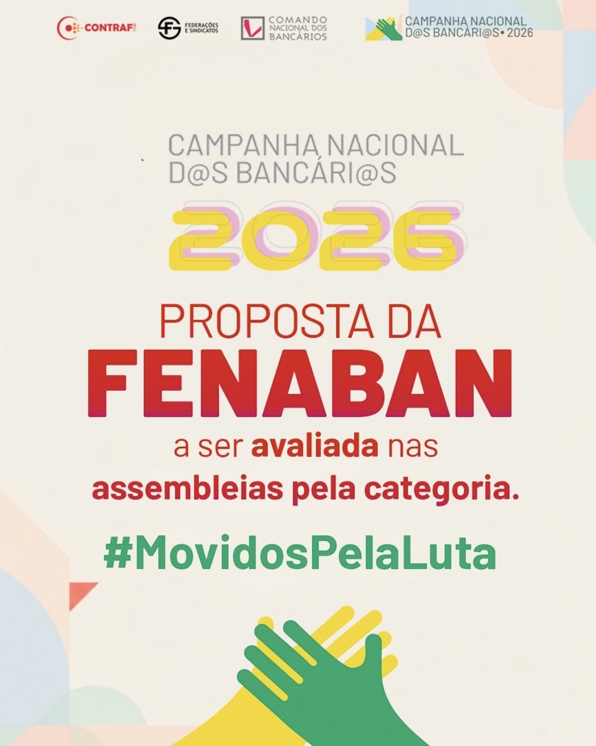 Bancárias e bancários avaliam proposta da Fenaban em assembleias nesta quinta e sexta
