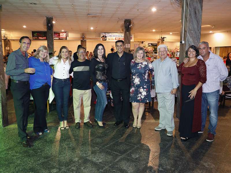 Jantar das agências 100% sindicalizadas no  Sindicato dos Bancários do ABC no restaurante Florestal. Avenida Maria Servidei Demarchi, 2.998 - São Bernardo do Campo/SP. Brasil_22_03_2018. Fotos Dino Santos.