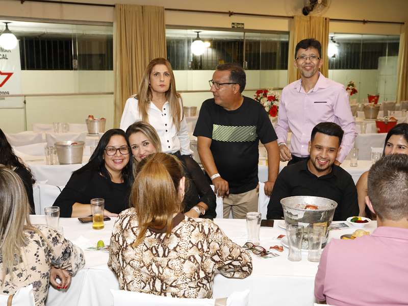 Jantar das agências 100% sindicalizadas no  Sindicato dos Bancários do ABC no restaurante Florestal. Avenida Maria Servidei Demarchi, 2.998 - São Bernardo do Campo/SP. Brasil_22_03_2018. Fotos Dino Santos.