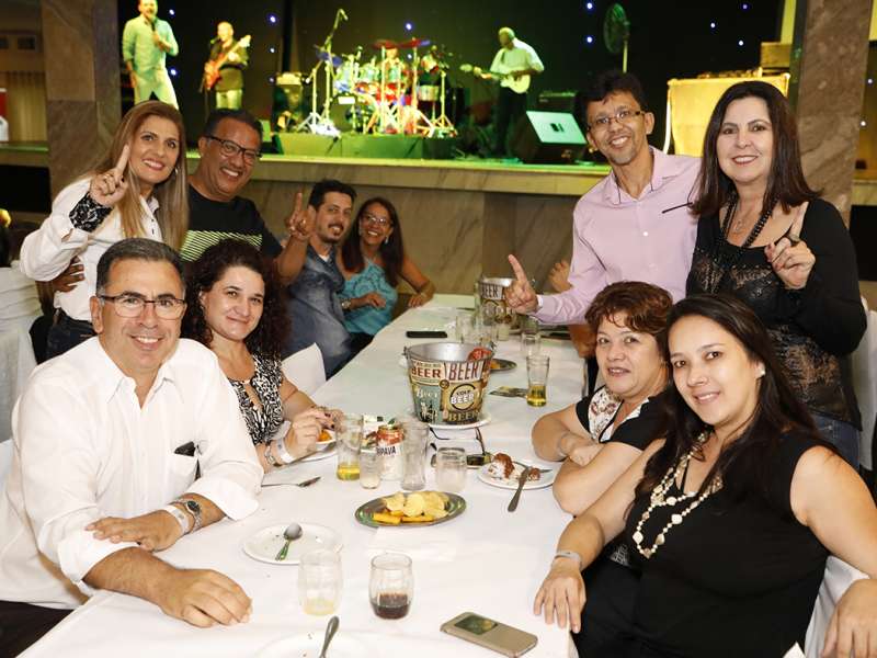 Jantar das agências 100% sindicalizadas no  Sindicato dos Bancários do ABC no restaurante Florestal. Avenida Maria Servidei Demarchi, 2.998 - São Bernardo do Campo/SP. Brasil_22_03_2018. Fotos Dino Santos.