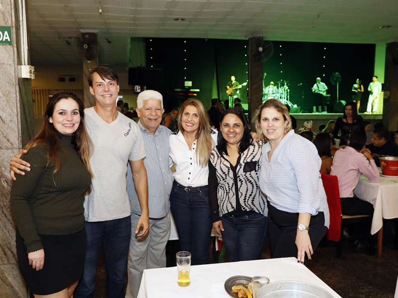 Jantar das agências 100% sindicalizadas no  Sindicato dos Bancários do ABC no restaurante Florestal. Avenida Maria Servidei Demarchi, 2.998 - São Bernardo do Campo/SP. Brasil_22_03_2018. Fotos Dino Santos.