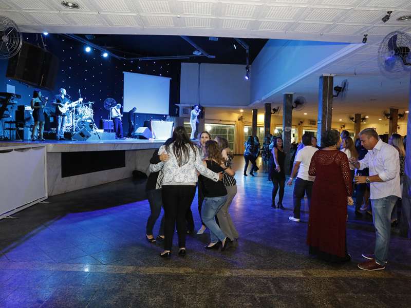 Jantar das agências 100% sindicalizadas no  Sindicato dos Bancários do ABC no restaurante Florestal. Avenida Maria Servidei Demarchi, 2.998 - São Bernardo do Campo/SP. Brasil_22_03_2018. Fotos Dino Santos.