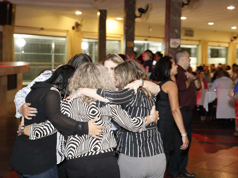Jantar das agências 100% sindicalizadas no  Sindicato dos Bancários do ABC no restaurante Florestal. Avenida Maria Servidei Demarchi, 2.998 - São Bernardo do Campo/SP. Brasil_22_03_2018. Fotos Dino Santos.