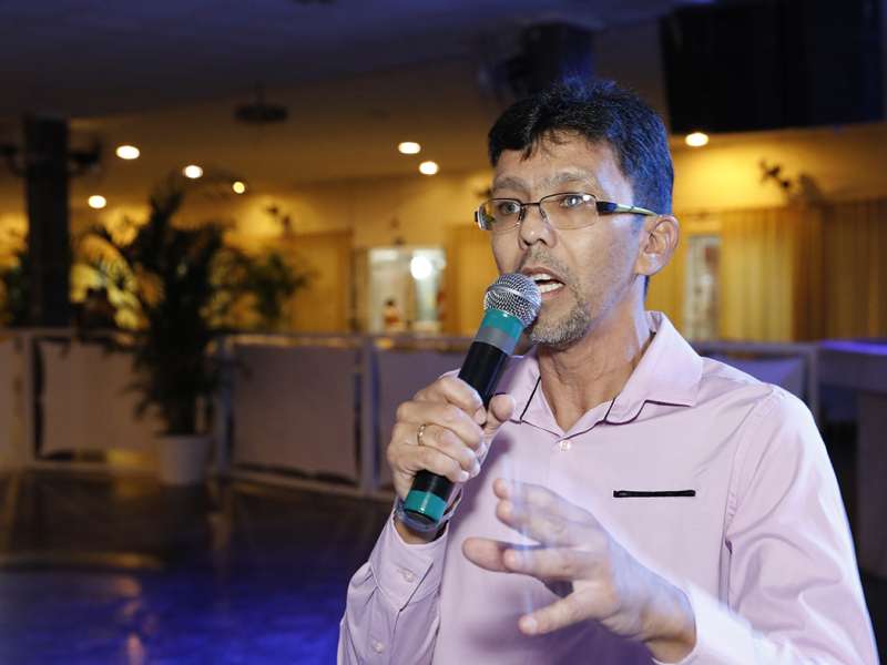 Jantar das agências 100% sindicalizadas no  Sindicato dos Bancários do ABC no restaurante Florestal. Avenida Maria Servidei Demarchi, 2.998 - São Bernardo do Campo/SP. Brasil_22_03_2018. Fotos Dino Santos.