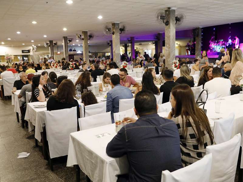 Jantar das agências 100% sindicalizadas no  Sindicato dos Bancários do ABC no restaurante Florestal. Avenida Maria Servidei Demarchi, 2.998 - São Bernardo do Campo/SP. Brasil_22_03_2018. Fotos Dino Santos.