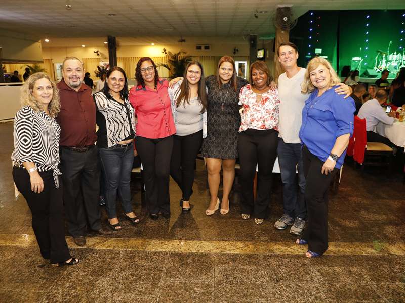 Jantar das agências 100% sindicalizadas no  Sindicato dos Bancários do ABC no restaurante Florestal. Avenida Maria Servidei Demarchi, 2.998 - São Bernardo do Campo/SP. Brasil_22_03_2018. Fotos Dino Santos.