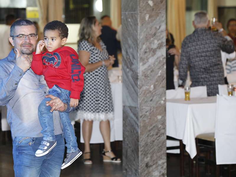 Jantar das agências 100% sindicalizadas no  Sindicato dos Bancários do ABC no restaurante Florestal. Avenida Maria Servidei Demarchi, 2.998 - São Bernardo do Campo/SP. Brasil_22_03_2018. Fotos Dino Santos.