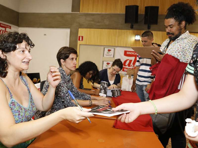Lançamento do livro Ponto Segredo.Ponto Corrente no centro de formação dos Bancários do ABC. Rua Cavier de Toledo, 268 - Centro de Santo André/SP. Brasil_23_03_2018. Fotos Dino Santos.