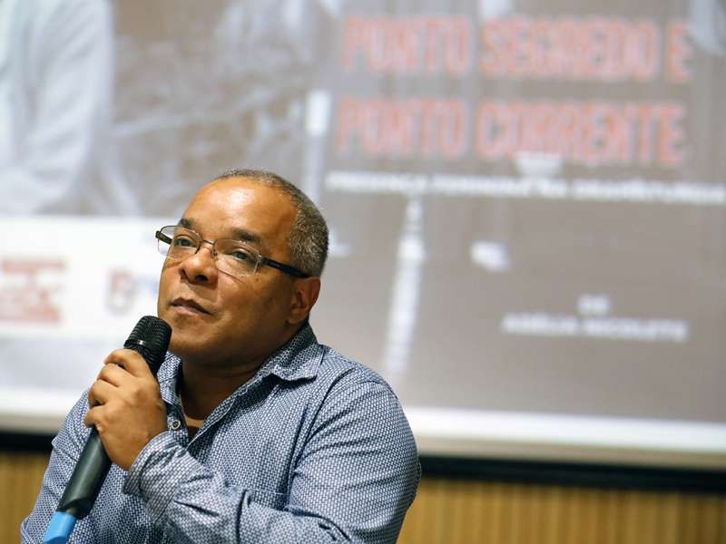 Lançamento do livro Ponto Segredo.Ponto Corrente no centro de formação dos Bancários do ABC. Rua Cavier de Toledo, 268 - Centro de Santo André/SP. Brasil_23_03_2018. Fotos Dino Santos.