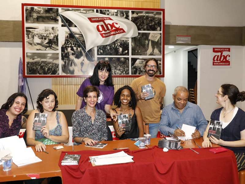 Lançamento do livro Ponto Segredo.Ponto Corrente no centro de formação dos Bancários do ABC. Rua Cavier de Toledo, 268 - Centro de Santo André/SP. Brasil_23_03_2018. Fotos Dino Santos.