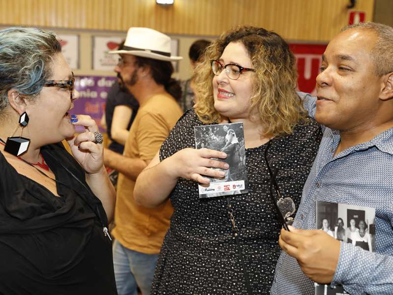 Lançamento do livro Ponto Segredo.Ponto Corrente no centro de formação dos Bancários do ABC. Rua Cavier de Toledo, 268 - Centro de Santo André/SP. Brasil_23_03_2018. Fotos Dino Santos.