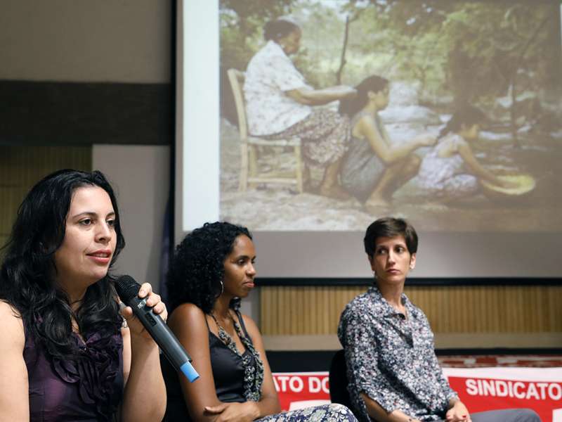 Lançamento do livro Ponto Segredo.Ponto Corrente no centro de formação dos Bancários do ABC. Rua Cavier de Toledo, 268 - Centro de Santo André/SP. Brasil_23_03_2018. Fotos Dino Santos.