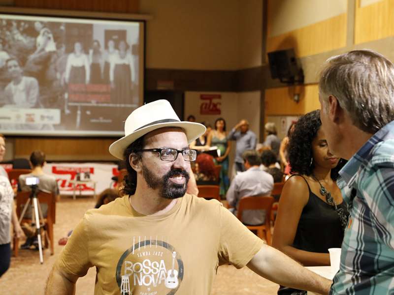 Lançamento do livro Ponto Segredo.Ponto Corrente no centro de formação dos Bancários do ABC. Rua Cavier de Toledo, 268 - Centro de Santo André/SP. Brasil_23_03_2018. Fotos Dino Santos.