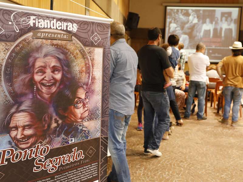 Lançamento do livro Ponto Segredo.Ponto Corrente no centro de formação dos Bancários do ABC. Rua Cavier de Toledo, 268 - Centro de Santo André/SP. Brasil_23_03_2018. Fotos Dino Santos.