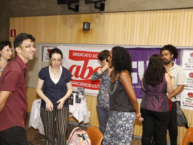 Lançamento do livro Ponto Segredo.Ponto Corrente no centro de formação dos Bancários do ABC. Rua Cavier de Toledo, 268 - Centro de Santo André/SP. Brasil_23_03_2018. Fotos Dino Santos.