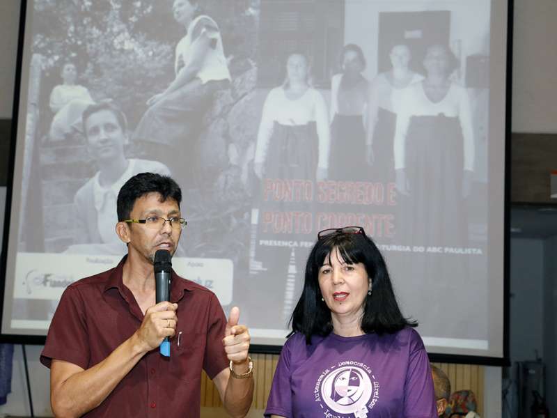 Lançamento do livro Ponto Segredo.Ponto Corrente no centro de formação dos Bancários do ABC. Rua Cavier de Toledo, 268 - Centro de Santo André/SP. Brasil_23_03_2018. Fotos Dino Santos.