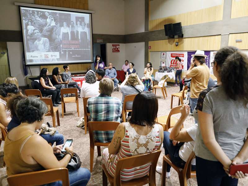 Lançamento do livro Ponto Segredo.Ponto Corrente no centro de formação dos Bancários do ABC. Rua Cavier de Toledo, 268 - Centro de Santo André/SP. Brasil_23_03_2018. Fotos Dino Santos.