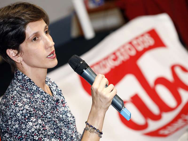 Lançamento do livro Ponto Segredo.Ponto Corrente no centro de formação dos Bancários do ABC. Rua Cavier de Toledo, 268 - Centro de Santo André/SP. Brasil_23_03_2018. Fotos Dino Santos.