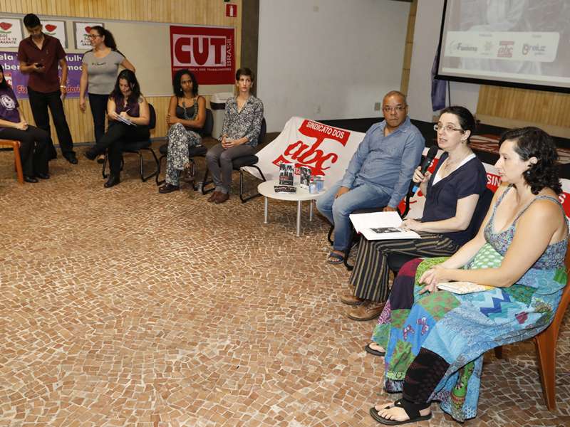 Lançamento do livro Ponto Segredo.Ponto Corrente no centro de formação dos Bancários do ABC. Rua Cavier de Toledo, 268 - Centro de Santo André/SP. Brasil_23_03_2018. Fotos Dino Santos.
