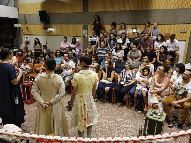Apresentação da peça de teatro ponto segredo no centro de formação dos Bancários do ABC. Rua Cavier de Toledo, 268 - Centro de Santo André/SP. Brasil_24_03_2018. Fotos Dino Santos.