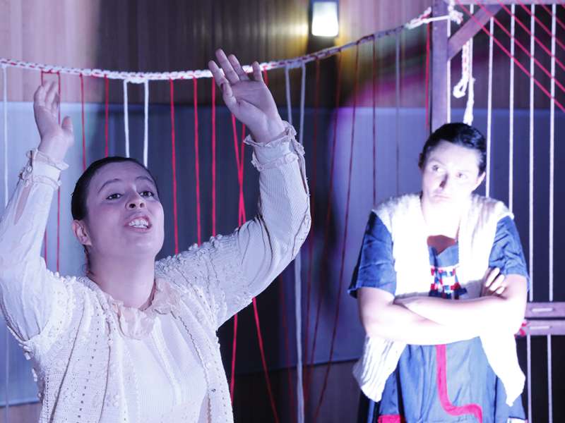 Apresentação da peça de teatro ponto segredo no centro de formação dos Bancários do ABC. Rua Cavier de Toledo, 268 - Centro de Santo André/SP. Brasil_24_03_2018. Fotos Dino Santos.